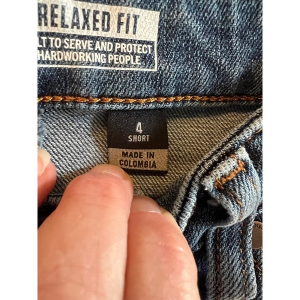 Carhartt Relaxed Fit Carpenter Jeans Medium Wash Blue Denim Womens 4 - Picture 4 of 6